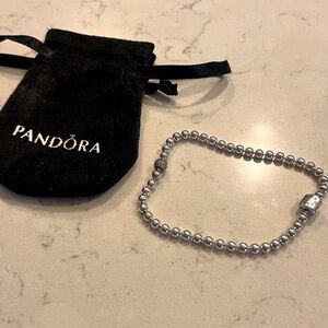 Pandora Beads and Pave Bracelet